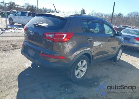 2011 Kia Sportage Lx from USA, damaged, VIN KNDPBCA26B7062913